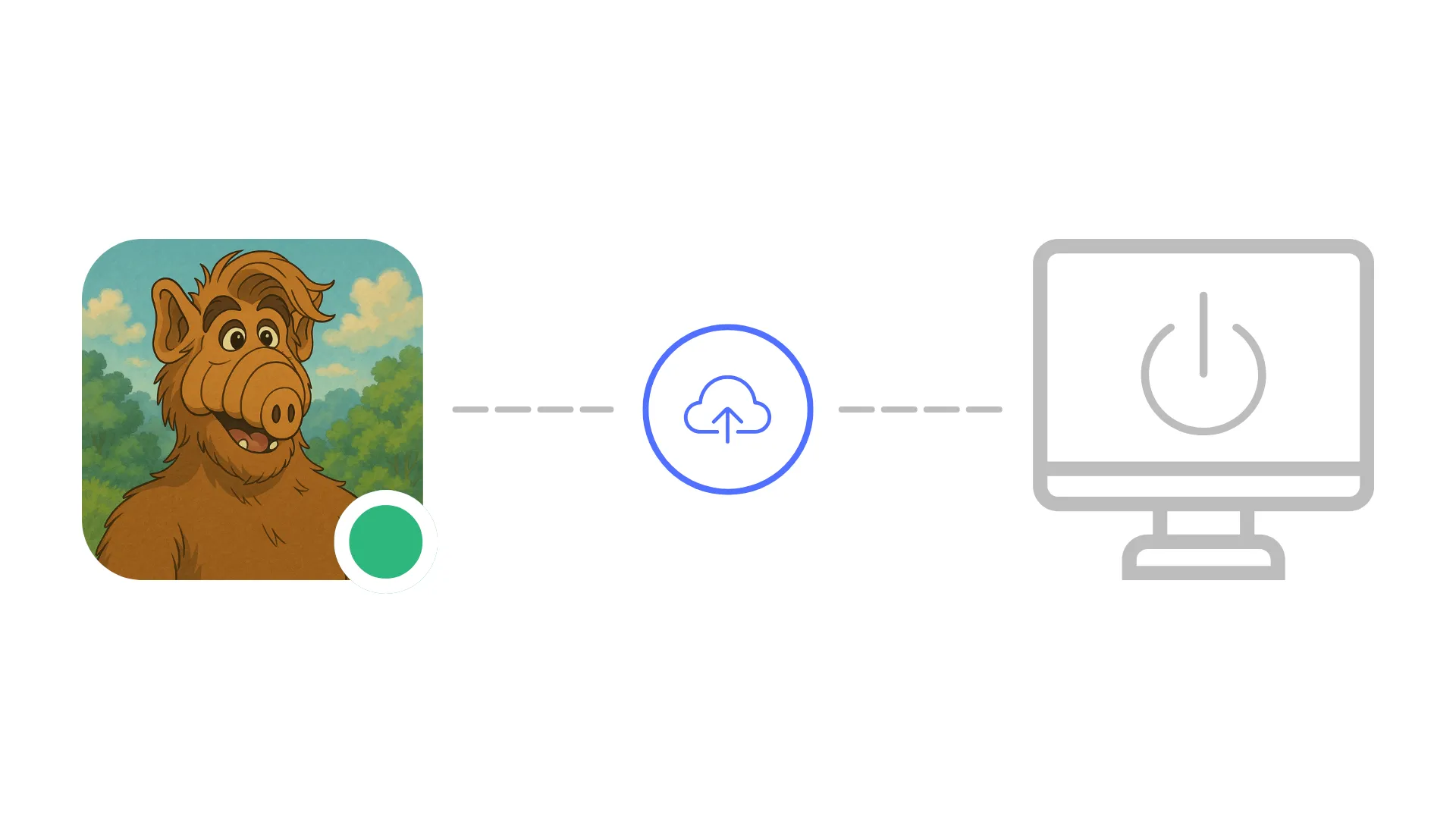 3. Your status stays active, even if your laptop is off